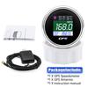 AD 52mm 12V 24V Digital GPS Speedometer TFT Screen Trip ODO Mph Knot Km/h GPS Antenna For Motor Boat Car RV Speed Meter