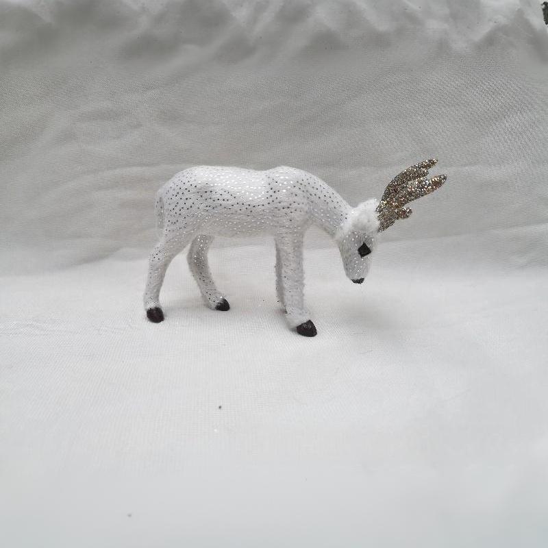 1 Stück Simulierte Tiere Sikahirsch Weihnachtsgeschenke Hirsch Elch Weihnachts Hirsch Dekorationen Plüschtier Weihnachts Rentier Ornament