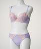 Nissen Floral Embroidered Bra and Panty Set Grace Color Women's (4-Pack) C80/L,