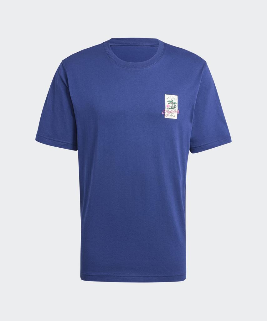 Adidas Leisure Badge Tee - Dark Blue / Jd6347