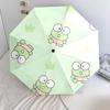 Kerokerokeroppi  pattern, automatic folding umbrella, portable and foldable design, 8 ribs, a Christmas or birthday gift.