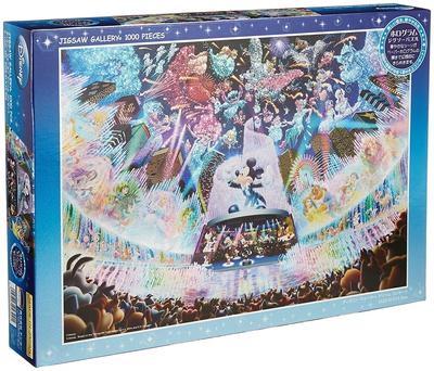 Tenyo V 1000dílném hologramovém dílku puzzle Disney Water Dream Concert Dodává se s lepidlem a špachtlí Součástí balení je servisní karta [Made Japan] (Rozměr 51 x 73,5 cm)