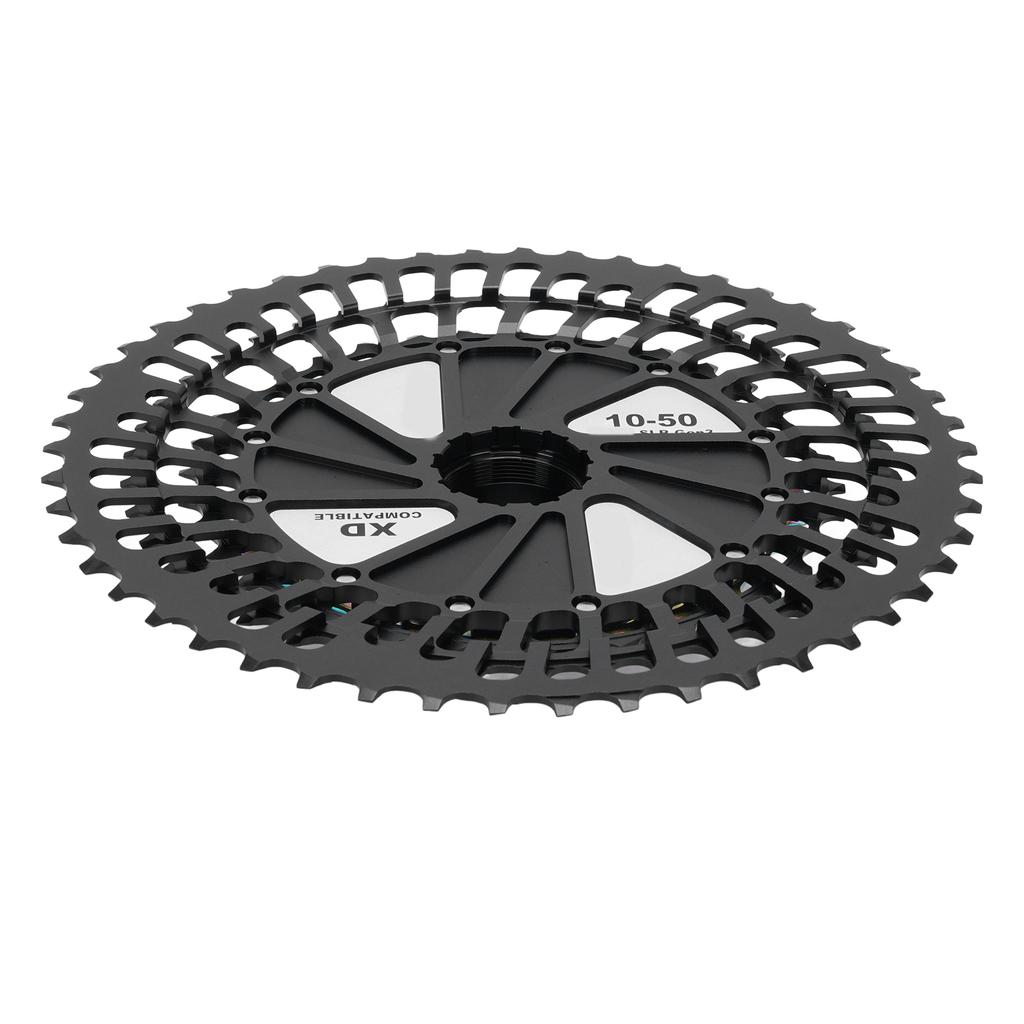 Bike Cassette   Light 10 to 50T 12 Speed CNC Hollow   Cassette Flywheel Replacement for XD Freehub