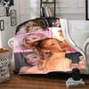 Ariana Grande'S Glamour Evolution Blanket Soft Throw Blanket For Home Bedroom Bed Sofa Travel Office Solid Christmas Blanket