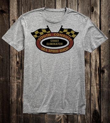 Hot Rod T Shirt Drag Racing SS S&S Speed Shop Street Eliminator South Conduit