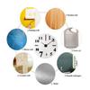 Creative Night Glow Acrylic Wall Sticker Clock for Living Room