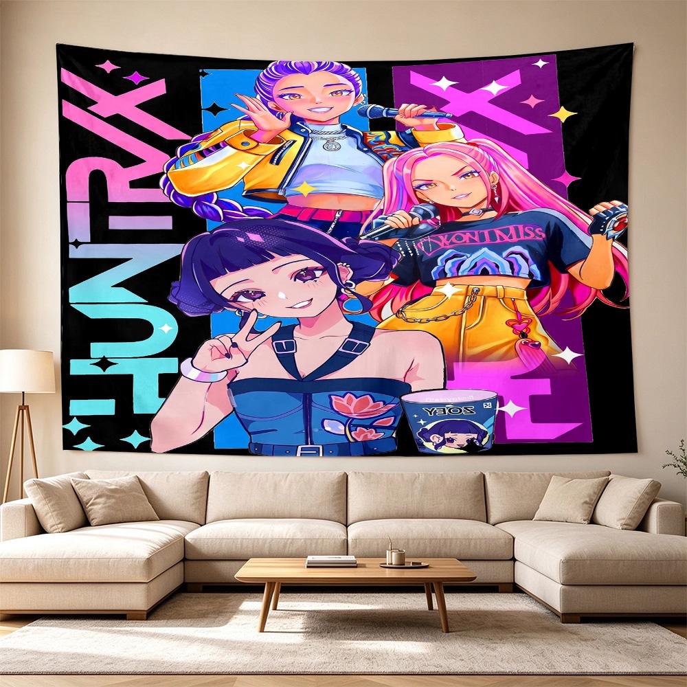 Huntress Power Squad Large Printed Wall Tapestry, Ideal Holiday Gifts, Room Decor for Dorm Bedroom Parties,Perfect Gift