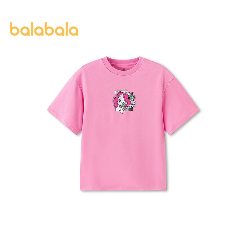 Детская футболка с коротким рукавом Balabala My Little Pony для девочек 160 розы красного