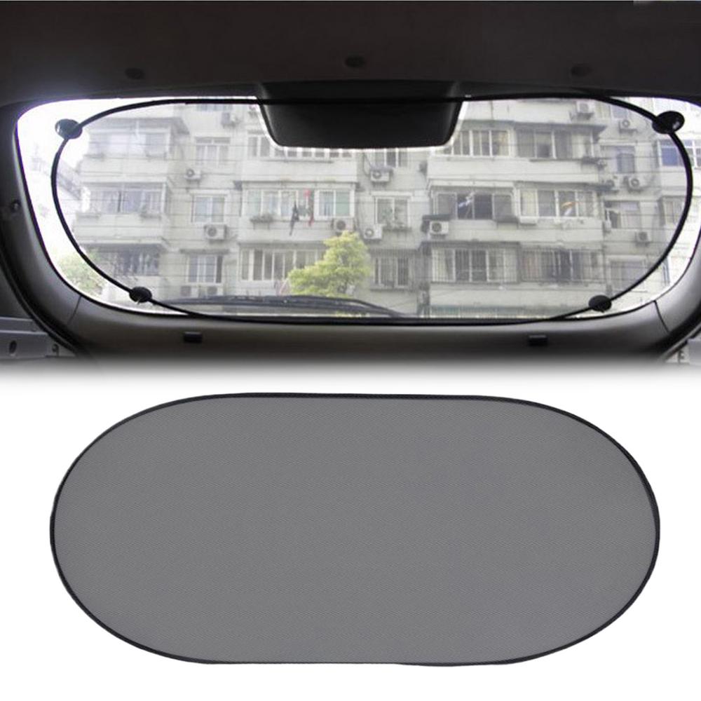 Rear Window Sun Shade Rear Automotive Window Sunshades Black Mesh Visor Cover Heat Blocking UV Blocker For Glass Driver Child