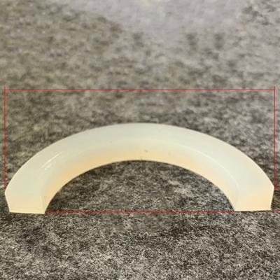Joint plat rondelle d'étanchéité en caoutchouc silicone VMQ de qualité alimentaire sanitaire DN15/20/25/32/40-100 pour raccord à rainure à verrouillage à came