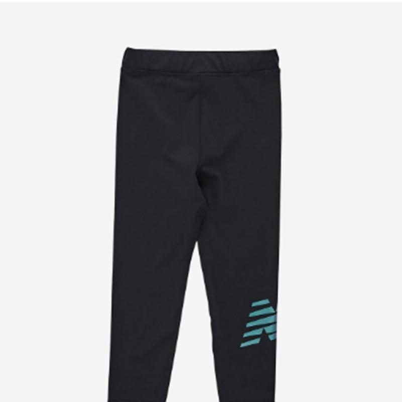 New Balance Kids Kids Rash Guard Half Zip Up Leggings Set B1 Nk9rf2102u 19 Ah