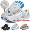 Erdungsschuhe mit Kupfer Atmungsaktive Wasserschuhe Schnelltrocknend Unisex Wasserschuhe Flexibel Leicht Barfußschuhe für Damen Herren