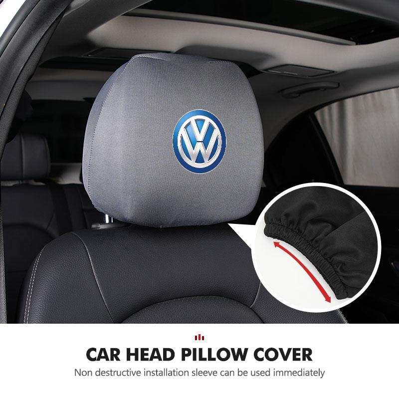 2026 Caliente Para Volkswagen VW Funda Elástica Protectora Contra el Polvo para Reposacabezas de Asiento de Coche Accesorios Para Volkswagen VW Scirocco Passat B5 B6 B