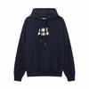 Cotton Couple Matching Set Oversized Hoodie With Heart Print Loose Fit Jogger Pants Men Women