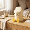 Round Garbage Bin with Lid Storage Bucket Creative Waste Bin  Bedroom
