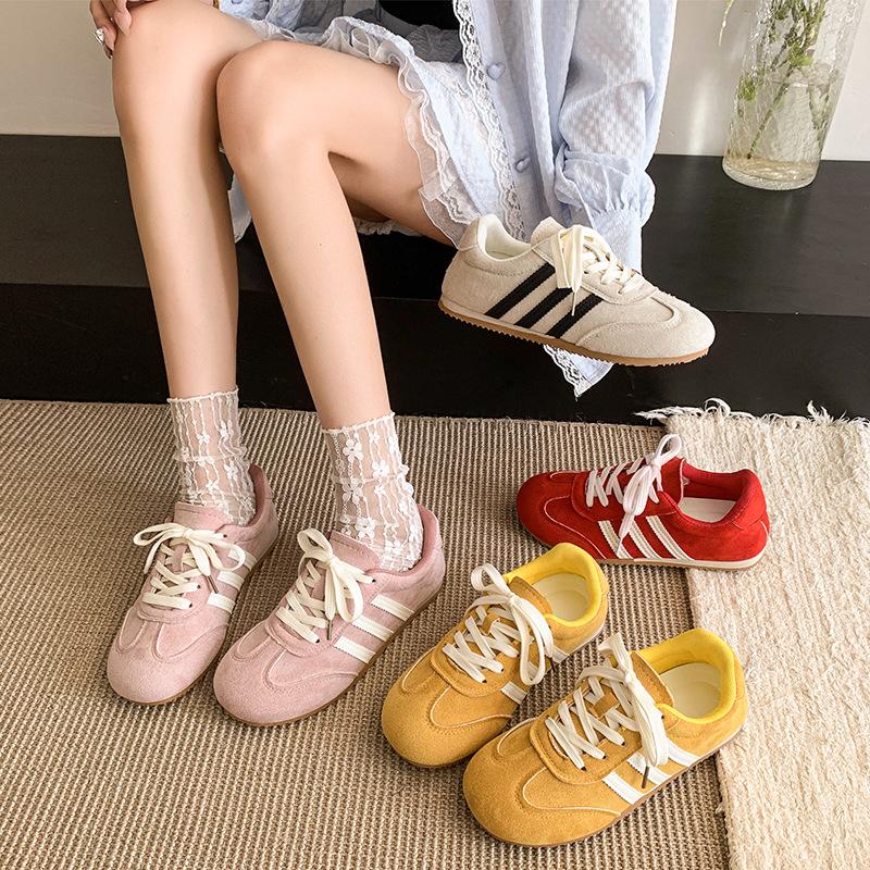 Versatile Super Fire Forrest Gump Shoes Women's Shoes Soft-soled Running Casual Sports Shoes Women's 2025 New Spring and Summer Red German Training