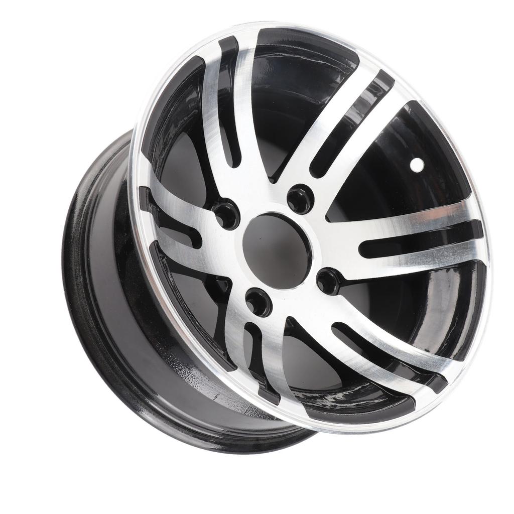 12 tums ATV Hjul Fälg Nav Aluminiumlegering Hög Styrka Ersättning för Fyrhjuling Go Kart Vagn Off Road Fordon