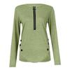 Women's V Neck Button Up Long Sleeve T-Shirt Fashion Tops Belted Button Up Women's Business Cotton Casual Shirt Tops