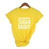 Looking For A Daddy Letters Print Women Tshirt Funny Short Sleeve Summer Tees Harajuku Female