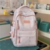 Cute Bear Print Backpack for Girls Teenagers Large Capacity School Bag Lightweight Student Rucksack