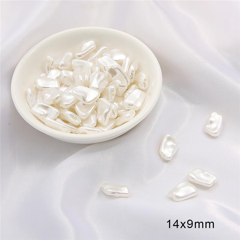 Irregular ABS Imitation Pearls Beads Acrylic Loose Beads for Jewelry Making DIY Necklace Earrings Hairclip Bracelet Necklace