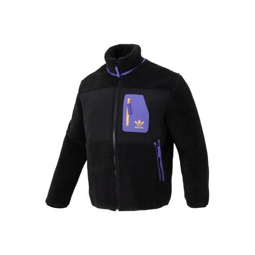 

Свободная спортивная куртка adidas Originals с множеством карманов, мужская, черная S чёрный