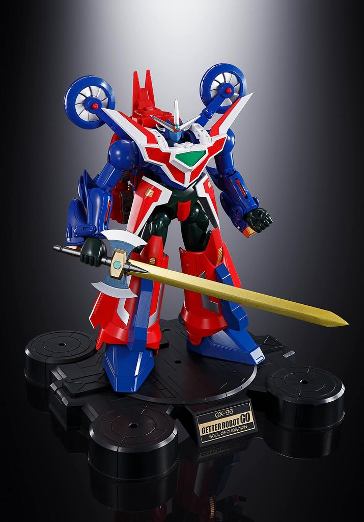 TAMASHII NATIONS Tamashii Nation Soul of Chogokin G Arm Riser Robo Bandai Spirits Soul of Chogokin Figure GX-96X [Getter Go] (BAS63003)