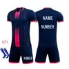 Boys Football Jersey Tracksuit Child Soccer Sports Uniforms Kids Play Ball Sportswear Kits Vest Children's Football Suit Socks 1
