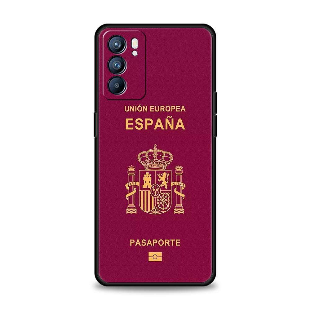 

Spain flag Phone Case For Oppo A54 A53 A52 A15 A95 A16 A78 A79 A80 A98 4G Find X5 X6 Reno10 12 13 F Pro 5G Cover OPPO A98 5G