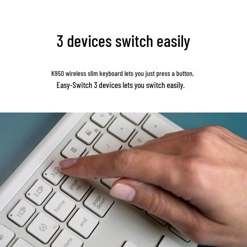 Logitech K950 Wireless Slim Office Keyboard