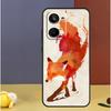 Watercolor Painting The Fox For Realme C71 C75 C55 C53 C67 C61 C33 C63 C51 C65 15 GT7 Pro 10 11 12 13 14 Pro Plus Case