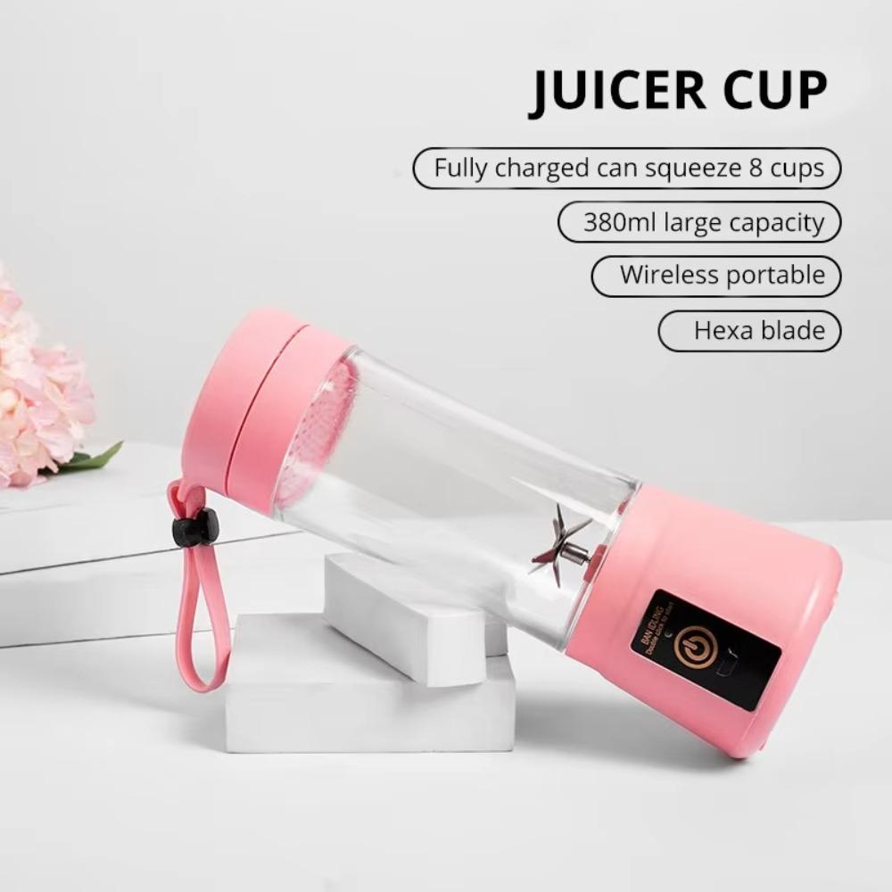 380ml Electric Fruit Juicer Mini Bottle Juicing Cup Multifunctional Fruit Blender  for Shakes