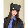 Y2K Retro Cat Ear Beret - Cute, Trendy, Korean Style for Autumn/Winter