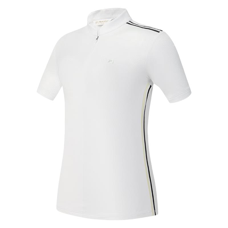 

FILA Women s Golf Half-Zip Knit Short Sleeve T-Shirt L