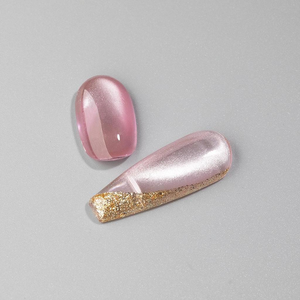 HONEY GIRL Ceramic Cat Eye Gel Polish Set: 12 Sparkling Colors for Bright, Popular Cat Eye Nails.