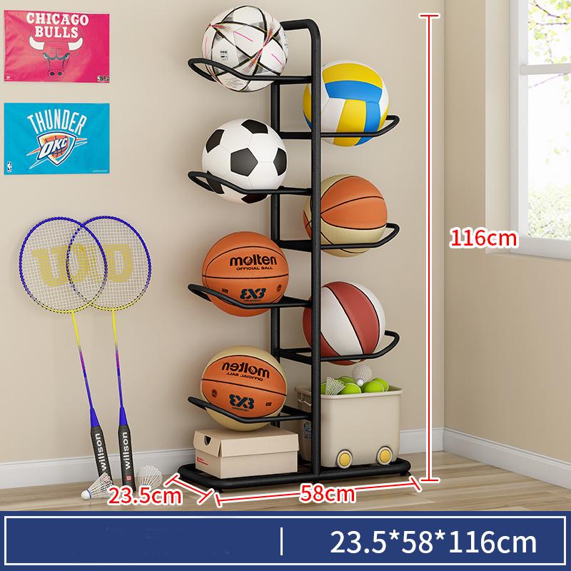 Indoor Children Basketball Storage Rack Put Ball Football Storage Basket Placed Rack Kindergarten Volleyball Stand Holder Space