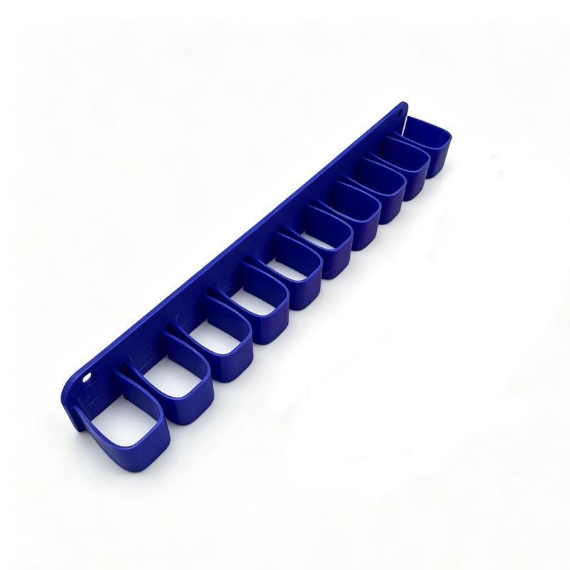 Wall Mounted Plastic Wrench Organizer With 7/10 Slots Durable For Garage Workshop Tool Storage Home Diy Use
