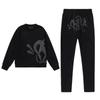 American loose hooded sweater Y2K men's and women's trendy brand hip-hop sweatpants street couple casual hoodie set foreign trade