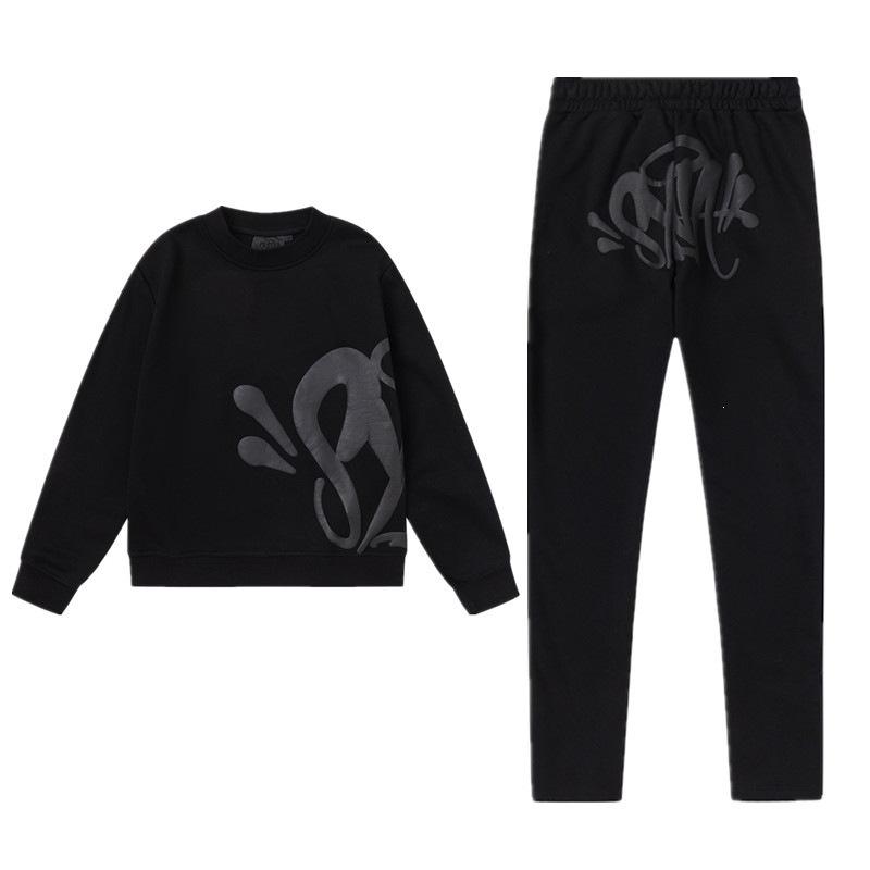 American loose hooded sweater Y2K men's and women's trendy brand hip-hop sweatpants street couple casual hoodie set foreign trade