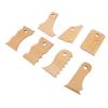 7 Pezzi Strumenti Modellatori per Piedi in Ceramica Forme Multiple Legno di Faggio Costola Strumento per Rifilare per Lavorazione Argilla