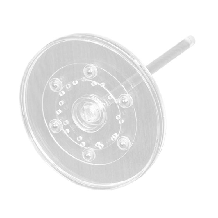 Rotating Thread Spool Holder Clear ABS Yarn Dispenser Rotating Yarn Holder Knitting Yarn Spool Holder for Weaving