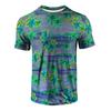 T-shirt Estiva da Uomo Girocollo Stampata in 3D Moda Versatile Traspirante Tendenza Casual