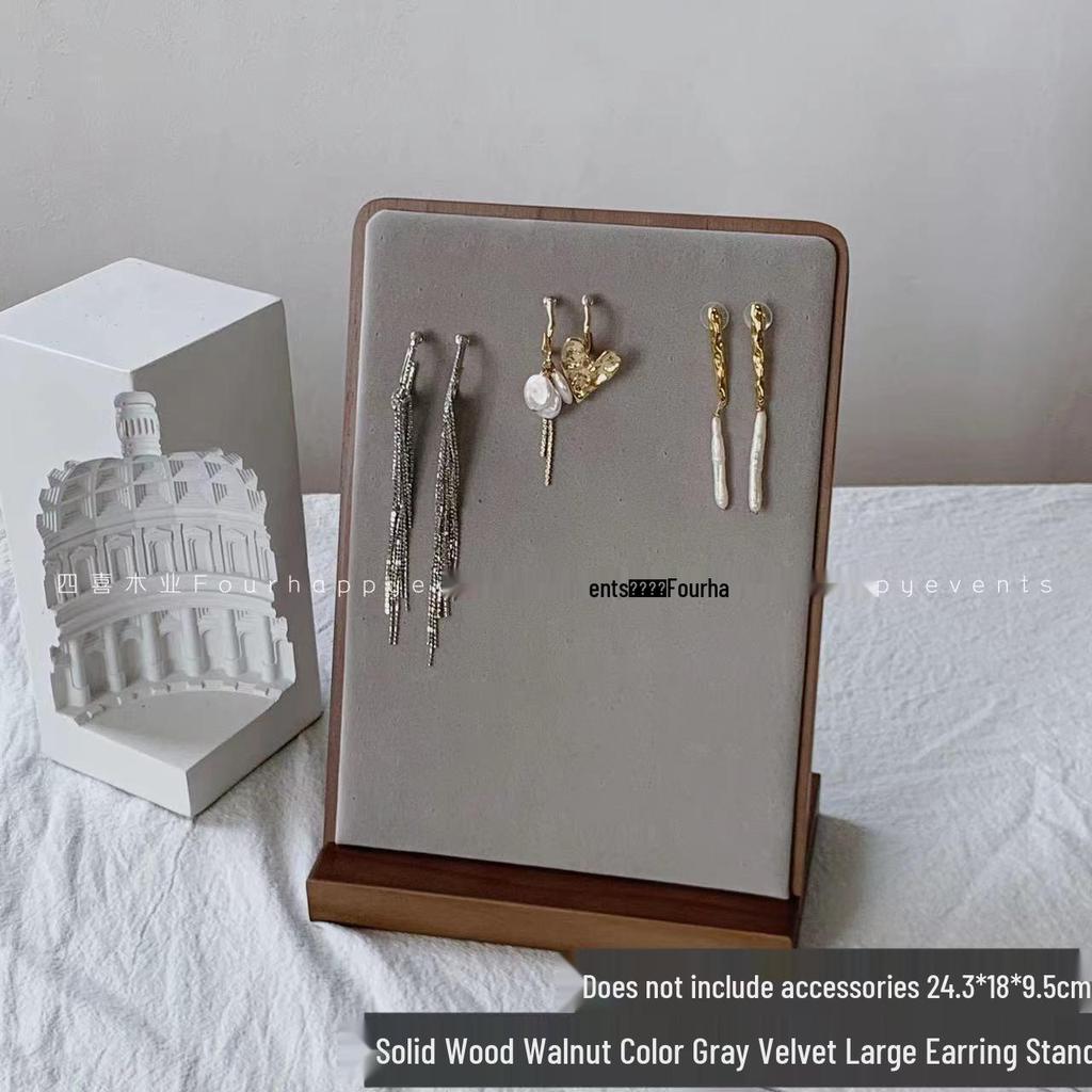 Wooden Necklace Display Stand for Jewelry Photography