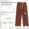 JEANSWEST LIFE Men's Autumn/Winter Fleece-lined Loose Straight-Leg Casual Pants