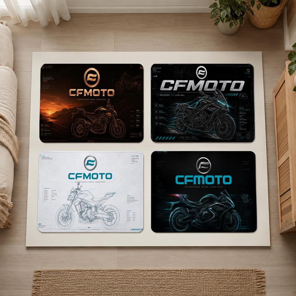 Stylish Motorcycle Design C-CFMOTO Floor Mat Doormat Hallway Carpet Living Room Rugs Bath Floor Mats Home Decor