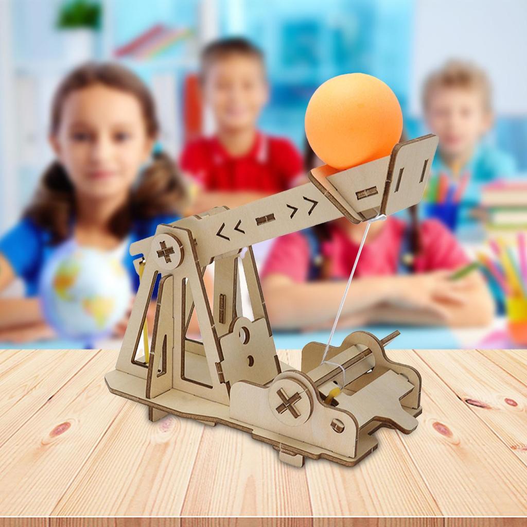 Stem Science Experiment Set Simple Catapults Educational Brain Teaser School Making Lever