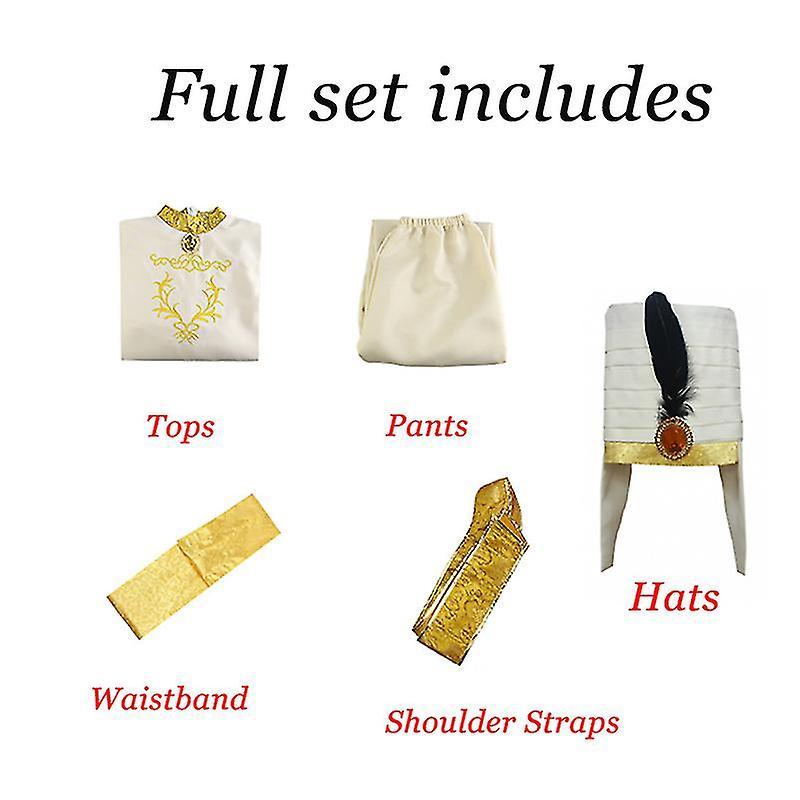 Cosplay Costume Aladdin Lamp Prince Costume Outfit For Adult Man Halloween Carnival Party Movie Cosplay Clothes