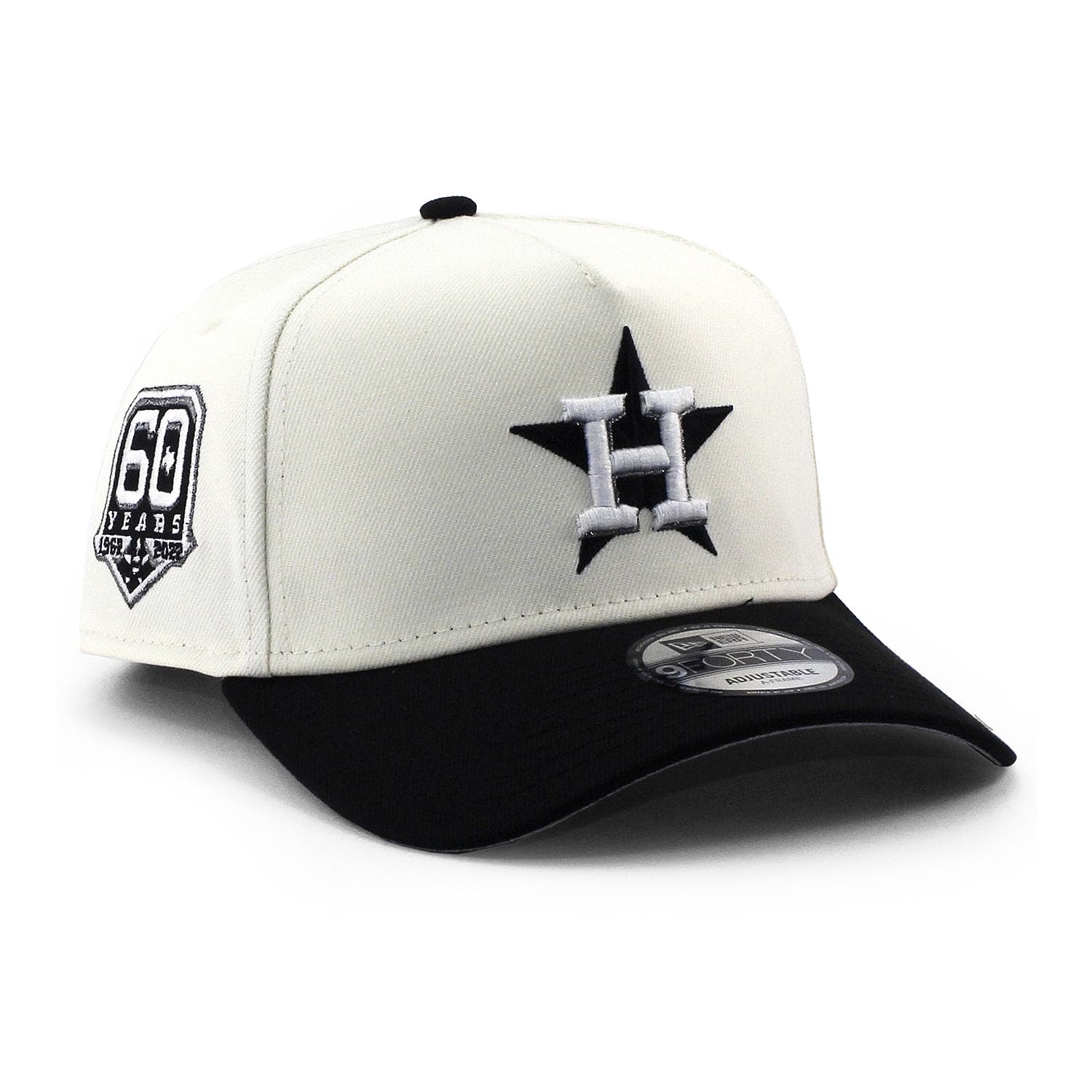 

New Era 9FORTY Snapback EU Houston 60th Grey Snapback Cream Side 940AF Cap, Exclusive, Astros, MLB, Anniversary, UV, A-Frame Cap, Patch, [Used]