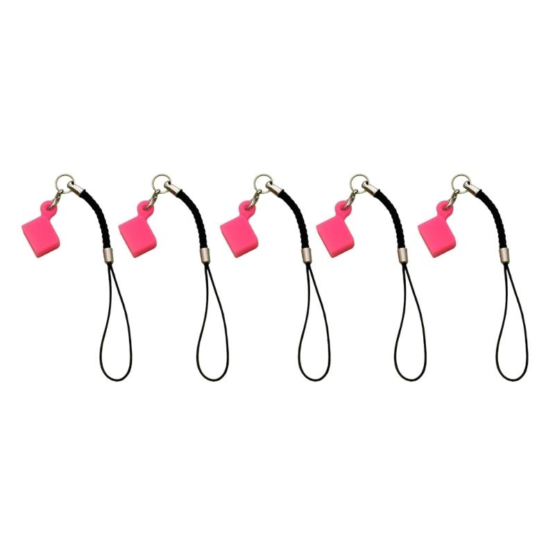 General Silicone Protections Sleeve for USB Drives with Hanging Rope Water & Dusts Resistant Flexible USB Stick Case