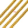 1 Meter Edelstahl Goldbeschichtet Fischgräten-Hohlketten für DIY Schmuck Ohrringe Herstellung Halsketten Armbänder Zubehör